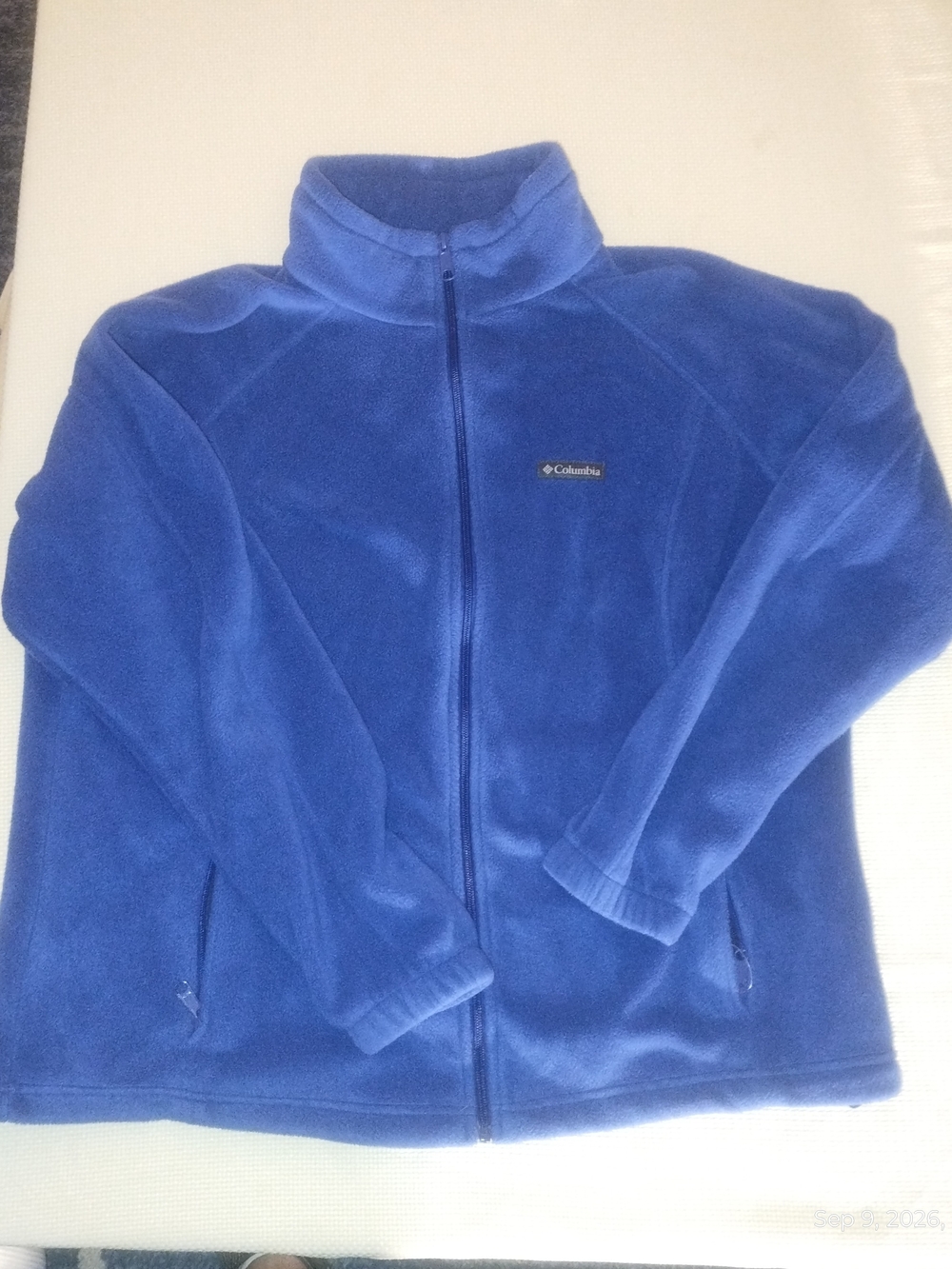 Columbia Women's 2X Royal Blue Full-Zip Fleece Jacket
